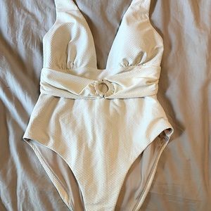 Brand New Ivory One Piece Bathing Suit